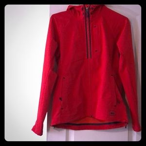Red jacket, REI, size M